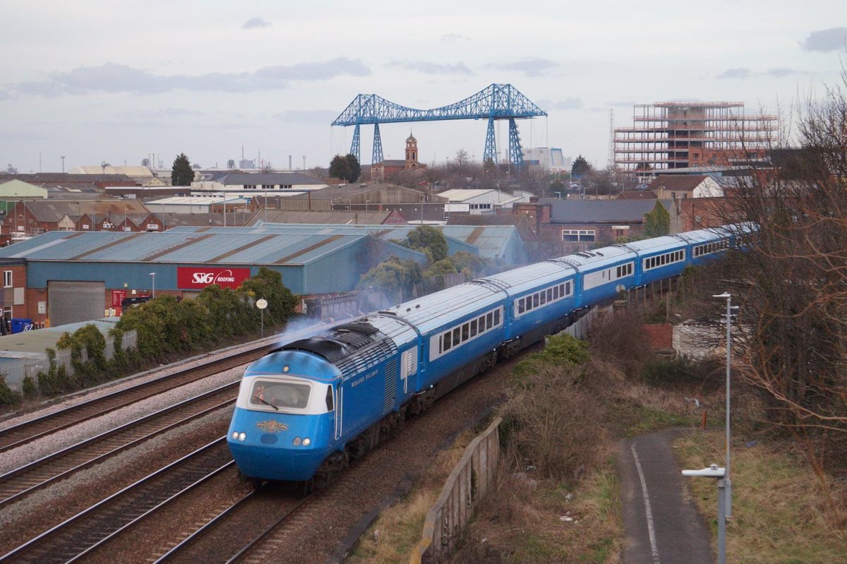 The Midland Pullman passing through Middlesbrough today on the Whitby Jet service.