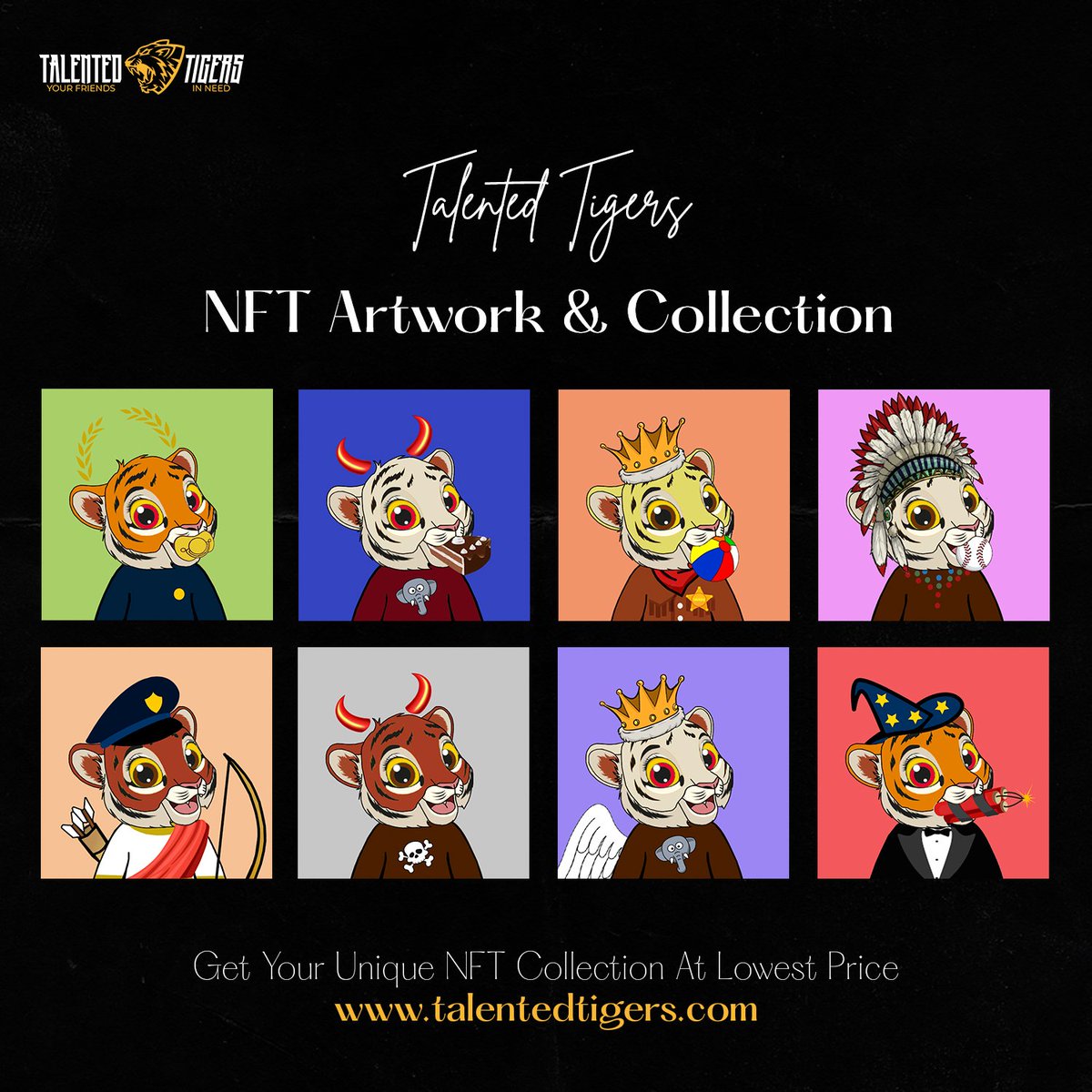 Sahitec's tweet photo. Get your ⭐ Limited Edition ⚡⭐ NFT Artwork and Collection right now at lowest price

Just visit 🌎 'https://t.co/HajULgO9j2' right now and select the suitable package for yourself and leave all the work on us

#nft #nfts #nftcollection #nftartwork #nftartists #talentedtigers https://t.co/5ZCmuGpFY4