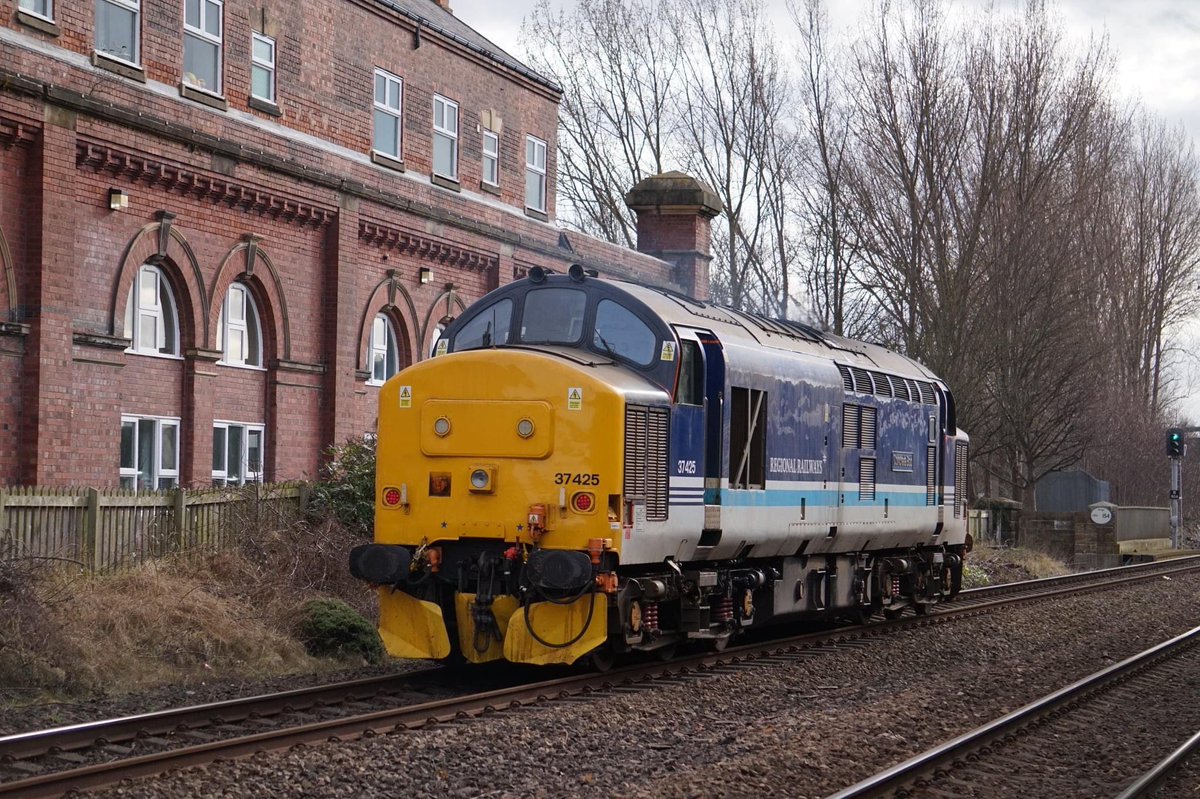 37425 route learning today as it passes through Stockton Station.