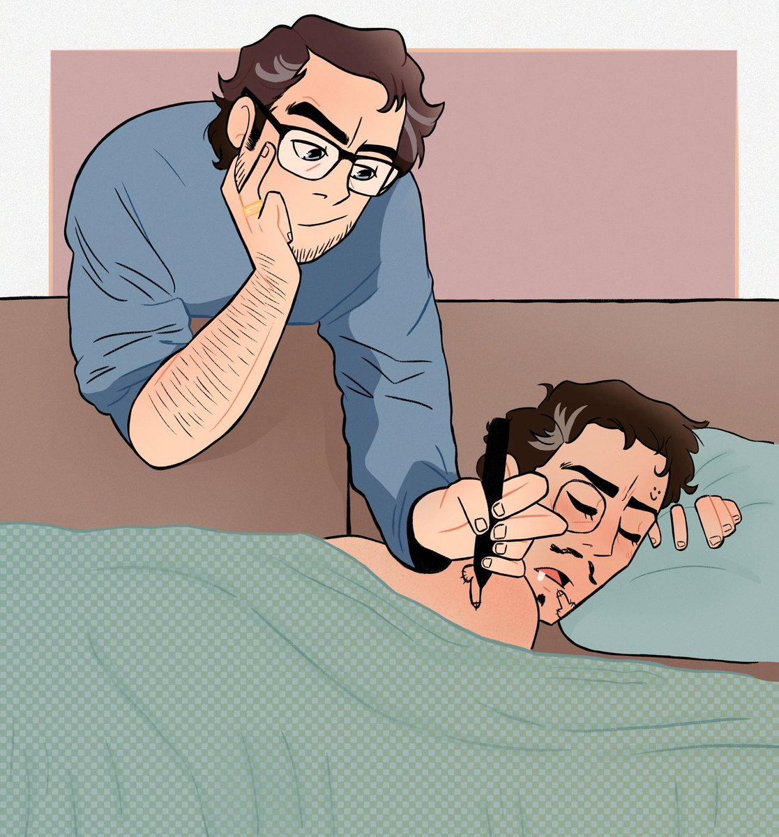 If you ask... Yes, Eddie has an important zoom meeting in an hour.

Thanks to <a href="/lynn1998ao3/">😵‍💫 Zehv 😵‍💫 | 🌈🔞 DILF lover</a> for the idea! ❤️