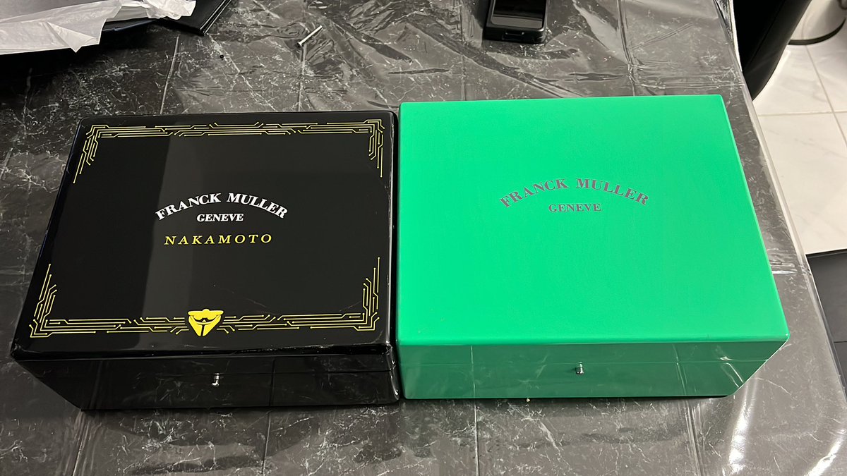 SydneyThecmo's tweet photo. Hmmm the question is what one i shall wear tomorrow ? The #Nakamoto or the #bitcoincash edition?  #bitcoinwatches #franckMuller #bitcoinledger https://t.co/3cGIJi0L9h