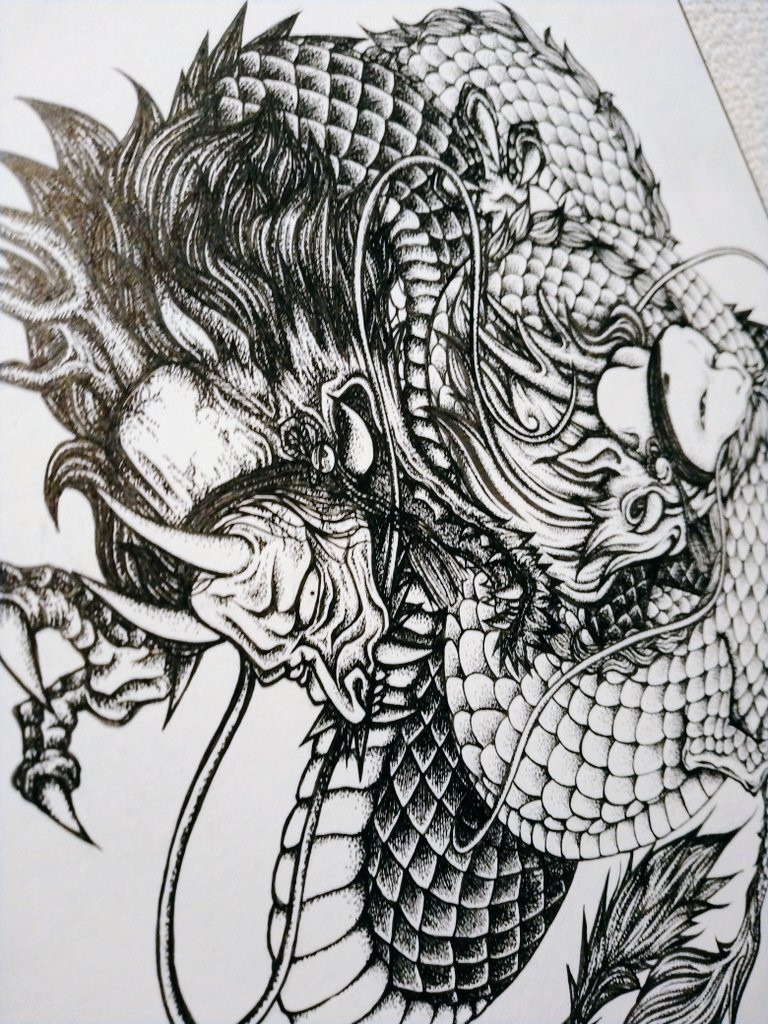 Twitter 上的 純麗 Sumire イラスト オリジナルイラスト 般若 龍 出来ましたぁ 頑張りました褒めてください T Co Nvtigyvg2o Twitter