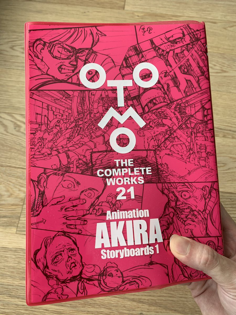 Finally received my copy of the Akira Storyboard book Vol 1, part of the Otomo Complete Works. It was sold out quickly right after it's release but is back in stock now. Look out for my review coming soon - https://t.co/yvdbDrsKVT @otomo_zenshu 