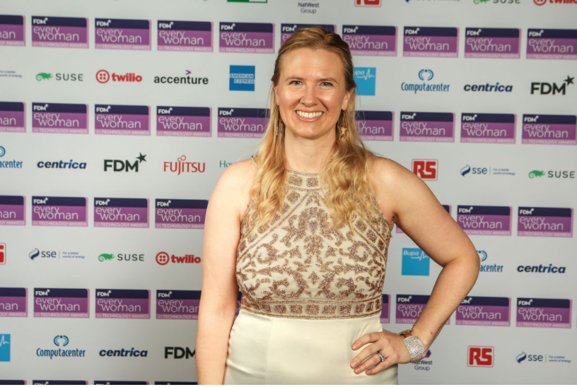 and the winner is Joy Foster ,<a href="/techpixiejoy/">Joy Foster - Founder, Speaker, Panelist</a>, Founder and CEO of TechPixies <a href="/TechPixies/">TechPixies</a> #ewTechAwards