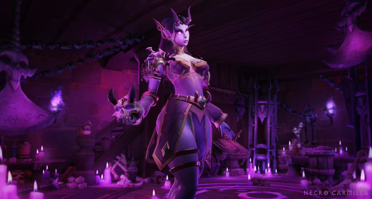 Just the two of us in a cellar :

The Warlock Vale'anara Soulseeker is waiting for her next victim.
Come play with her.
What are you waiting for ?👠💋

Commission for <a href="/ViAbbadon01/">Viviana Blackwood</a> .