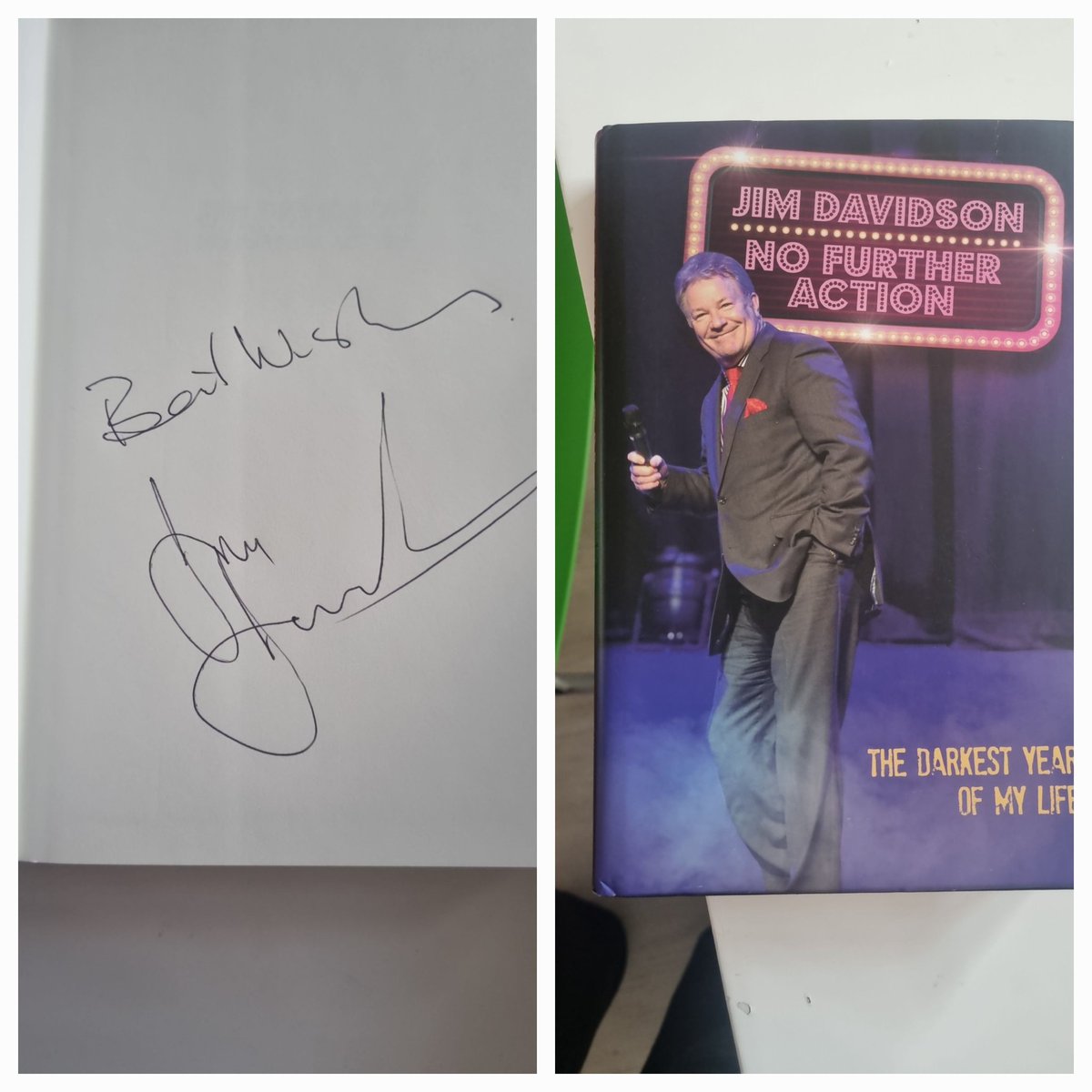 From Jim for the auction,, what a legend xx #NS10