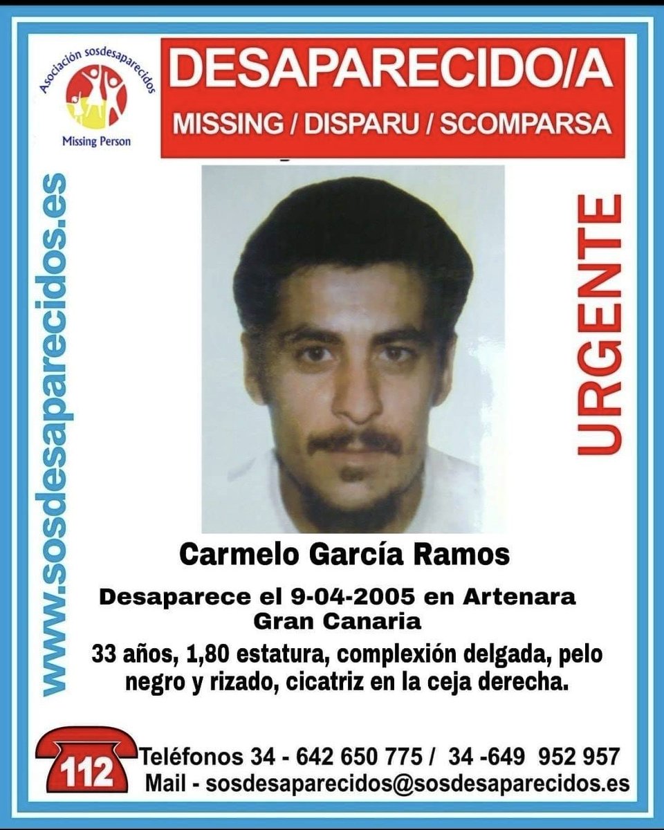 sosdesaparecido's tweet photo. 9 de Marzo Día Nacional de las Personas desaparecidas sin causa aparente
#desaparecido #sosdesaparecidos #9MDiadelosDesaparecidos https://t.co/u1OZO6r1L7