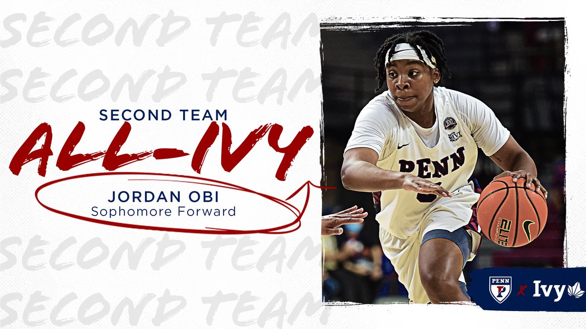 PennWBB's tweet photo. 🌿𝘼𝙇𝙇-𝙄𝙑𝙔 𝙃𝙊𝙉𝙊𝙍𝙎🌿

Kayla Padilla earns first team, and Obi collects a second team honor! Full details below...

📰https://t.co/D2HJWGhxAs

#FightOnPenn https://t.co/iG1RWXRes9