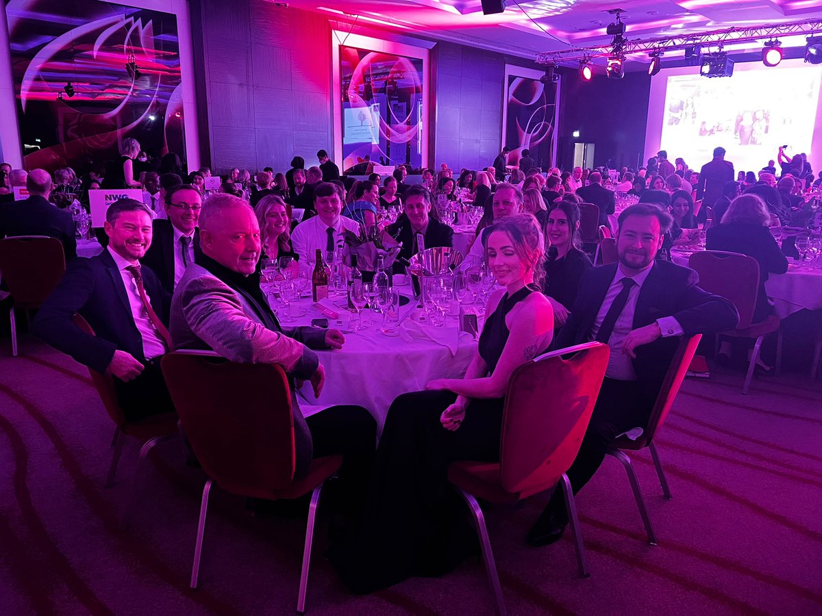 Great to be part of the amazing <a href="/NorthumbrianH2O/">Northumbrian Water</a> team supporting <a href="/AmberSwift_/">Amber Swift</a> this evening in the Rising Star category at the #ewTechAwards. Whatever happens Amber, you are our winner! 👏