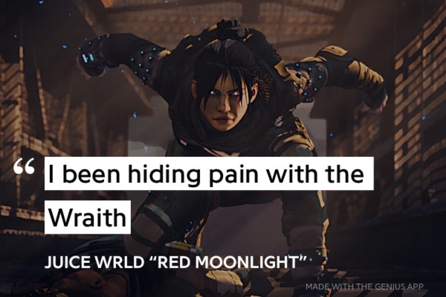 dcval_'s tweet photo. Fun Fact Juice WRLD’s favorite game was Apex Legends he even gave shout outs to some of the characters in multiple unreleased songs 😱 https://t.co/IM7XuW6LY7
