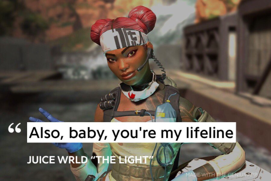 dcval_'s tweet photo. Fun Fact Juice WRLD’s favorite game was Apex Legends he even gave shout outs to some of the characters in multiple unreleased songs 😱 https://t.co/IM7XuW6LY7