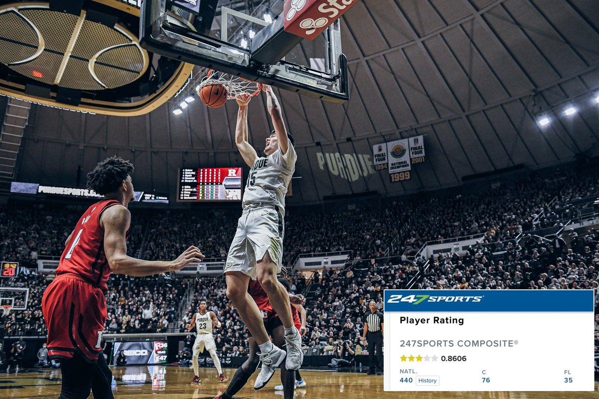BoilerBall's tweet photo. How it started (89, 154, 384, 440) 
🆚
How it's going (All-Big Ten) 
 
Purdue' four All-Big Ten honorees came from humble beginnings. https://t.co/XoIEBw5fso
