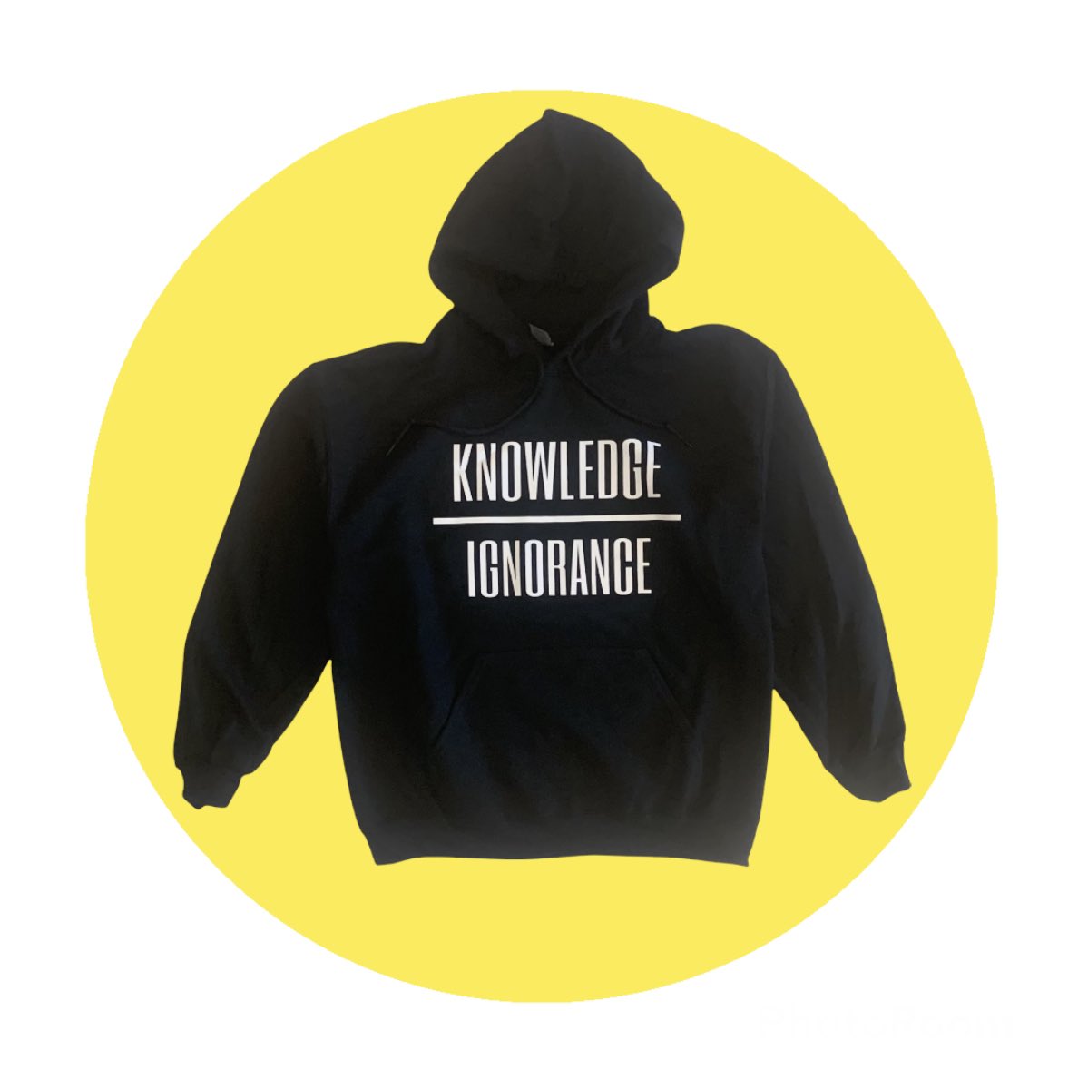 ChooseKnowledge's tweet photo. OG #KNOWLEDGEoverIGNORANCE Hoodies available in Cool Grey &amp; Black‼️ RT https://t.co/26uXgKjm9x
