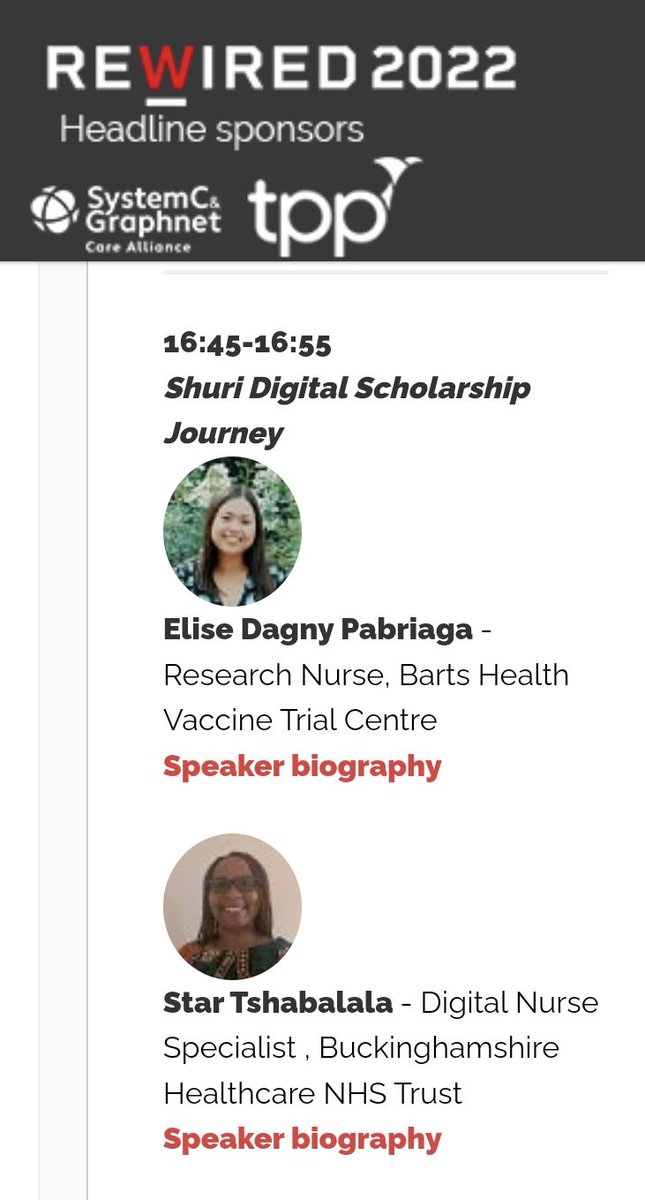 Hear about our Shuri digital nurse fellows' <a href="/SithabileTshab1/">Sithabile Tshabalala</a> and @EPabriaga 's journeys next week <a href="/DHRewired/">Digital Health Rewired</a> #Rewired22 
⭐⭐Breaking news ! ⭐⭐
We will be launching Cohort 2 later this year ⭐⭐