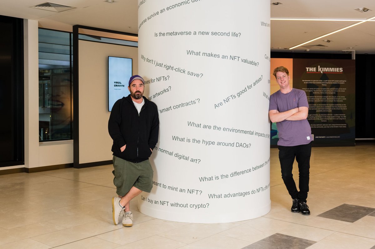 aplawutsky's tweet photo. Not sure what to do with your #NSWDineandDiscover voucher? Check out Sydney's newest and biggest art &amp; NFT exhibit! Opens tomorrow, and only runs till 1 April, so be quick!
#EdgeofChaos
https://t.co/rdKRAAFP1T https://t.co/b6KwBguoAL