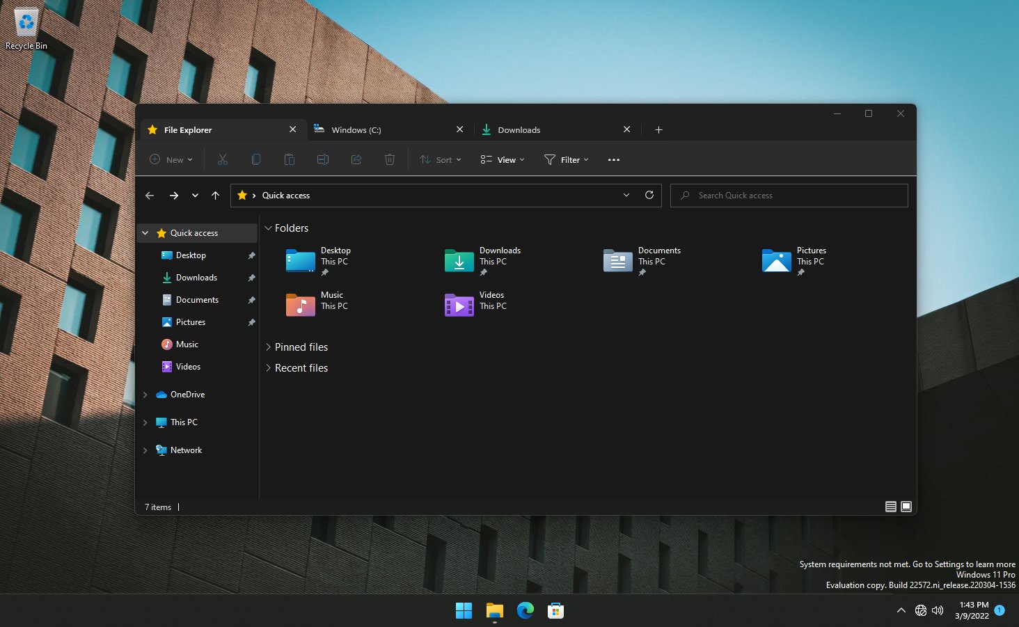 Microsoft añade pestañas al Explorador de archivos en Windows 11