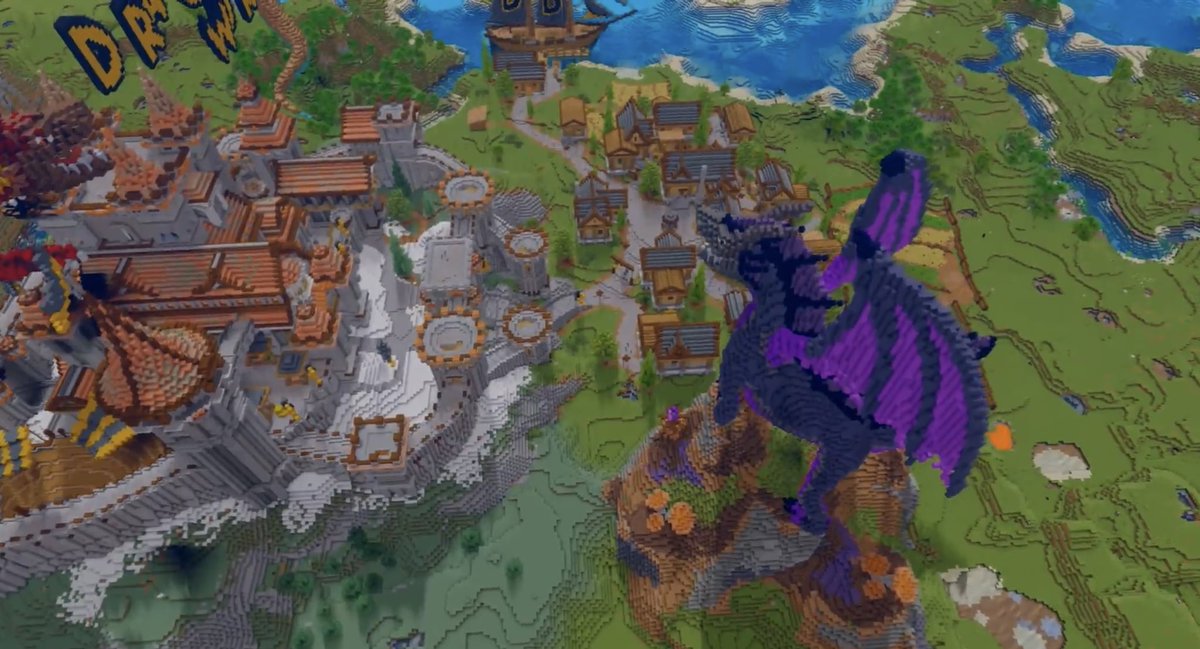 dragosNFT's tweet image. Here’s some more peeks of Drago World! #digitalart