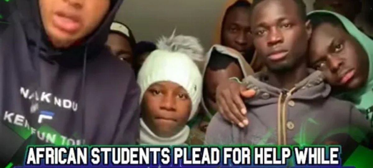 harlemtalkradio's tweet photo. #AfricanStudents plea for help, stuck in #UkraineWar

https://t.co/V6YUhID1bY https://t.co/nmjw3FeIC4