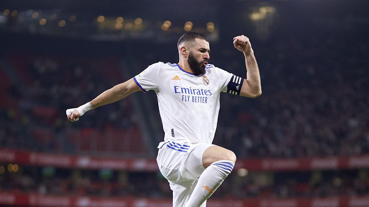 GOATFC_SANE's tweet photo. KARIM BENZEMA 1-2 AT THE BERNABÉU 💥💯 https://t.co/vYM8SbEWr7