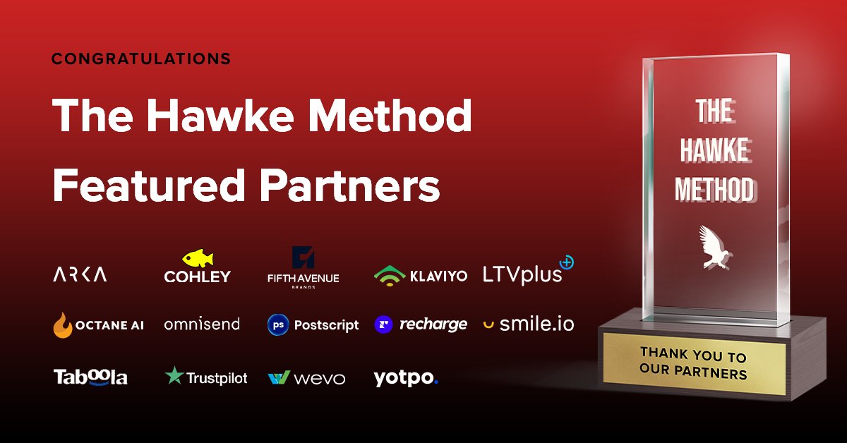 hawkemedia's tweet photo. A big thank you to all our partners who helped our CEO @erikhuberman on his release of #TheHawkeMethod. We couldn't have done it without you!
#TheHawkeMethod #HawkeMethod #HawkeMedia https://t.co/XcpUT3Xr6Q