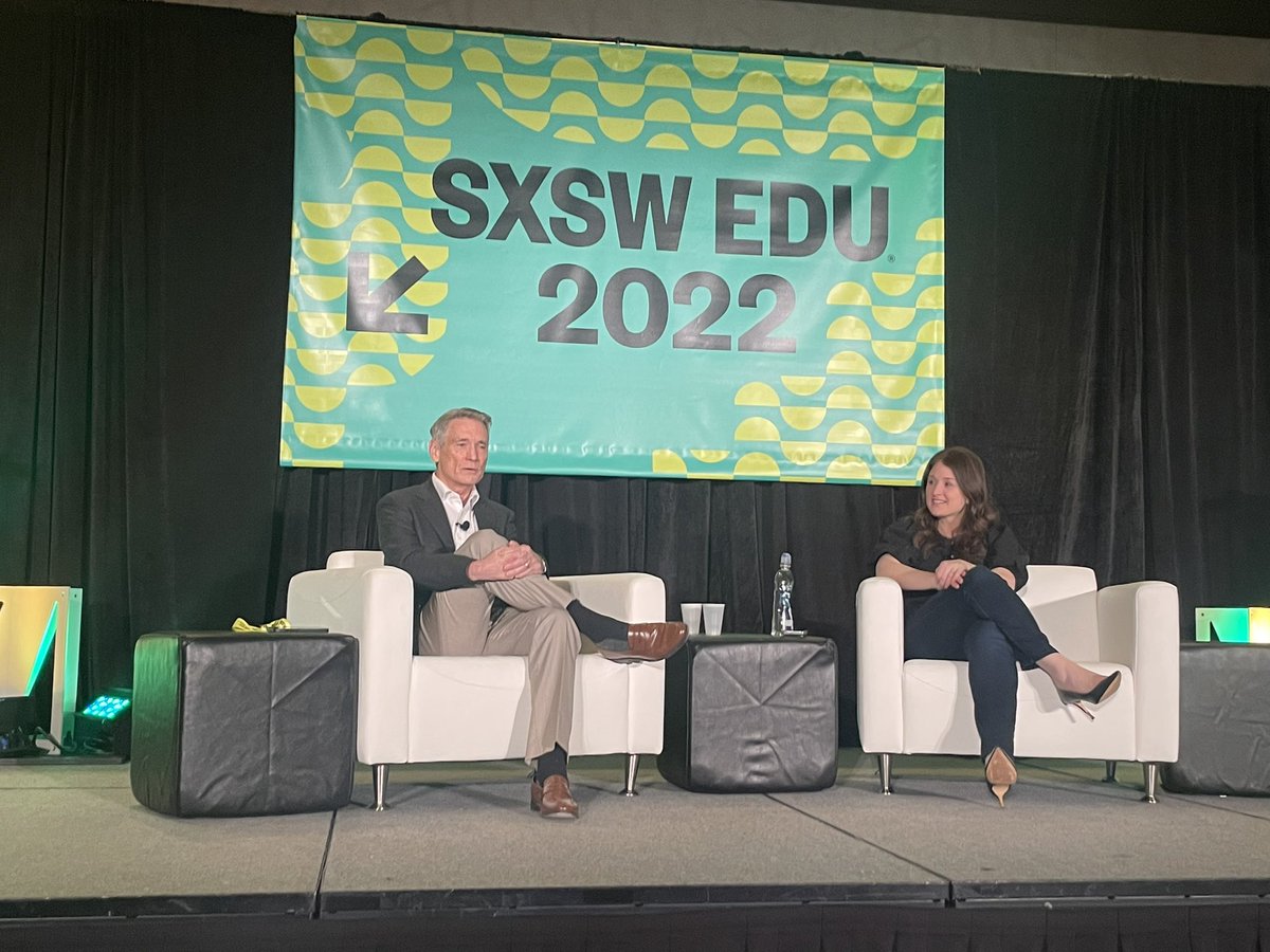 cmelnick's tweet photo. New era of the high tech, high touch classroom which centers on human connection and powered by tech @HMHCo @jacklynch_ @HeySamantha #sxsw  #SXSWEDU https://t.co/G53ZuLCiBE
