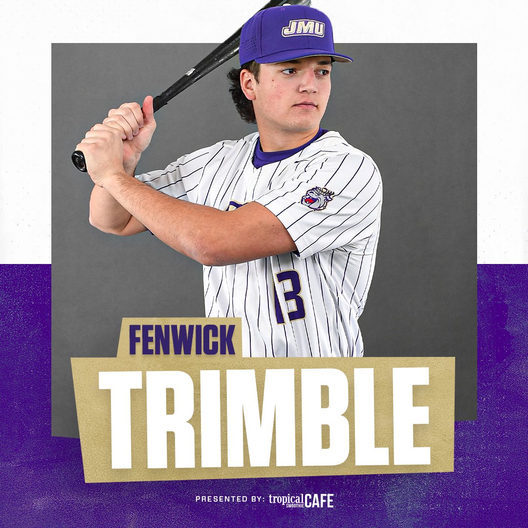 JMUBaseball's tweet photo. T9 | WHAT A TIME FOR YOUR FIRST CAREER HOMER!!

Fenwick Trimble ties this game at eight with a lead off shot to right!

#GoDukes https://t.co/HVECcFisIX