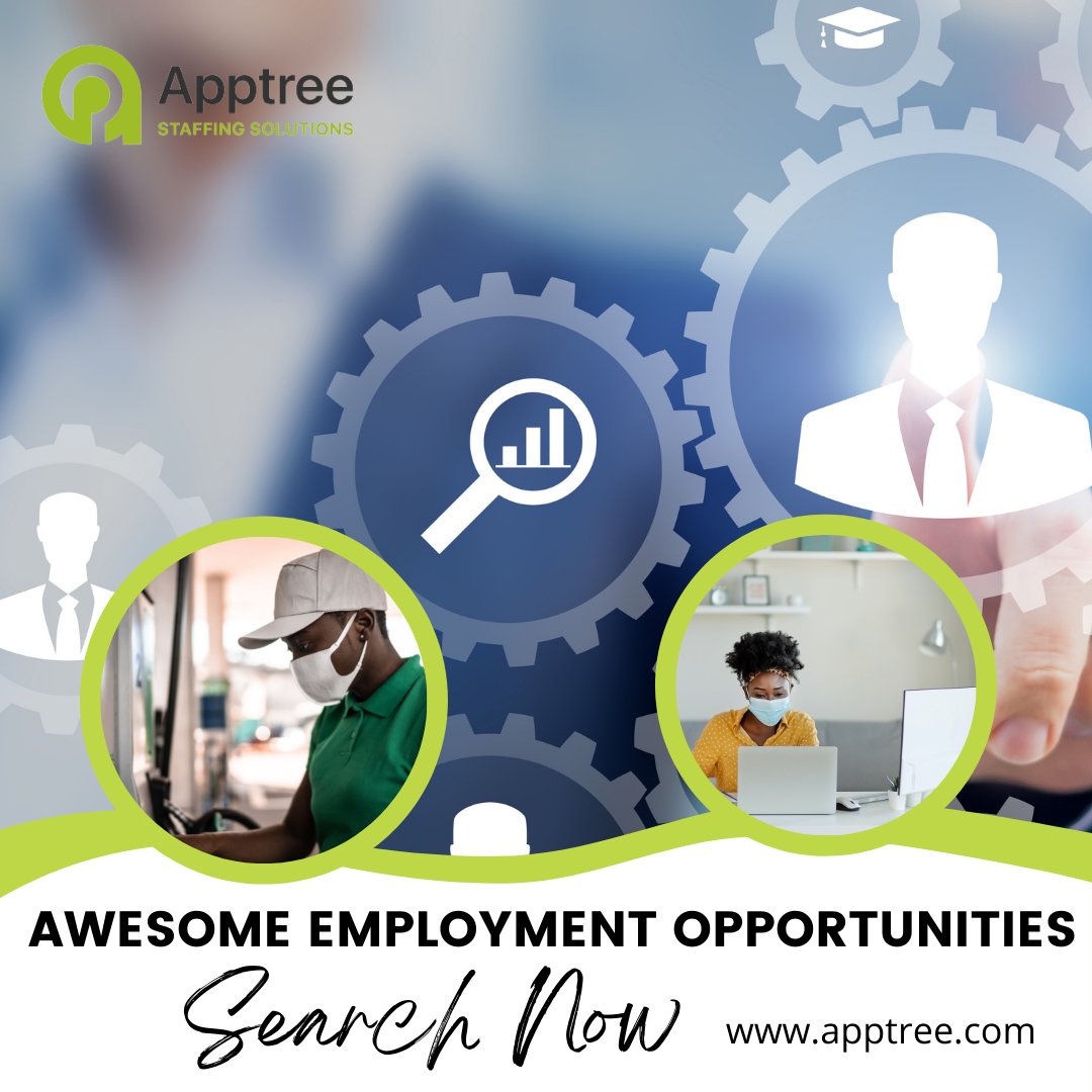 ApptreeStaffing's tweet photo. Looking for reliable people! Get connected with Apptree!
Want to hire someone direct? We can help you with that too!

Contact us today or find more info at https://t.co/a0noK8HiNJ
.
.

#staffinagency #detroitstaffing #jobseekers #employees https://t.co/6f1YoowhU1