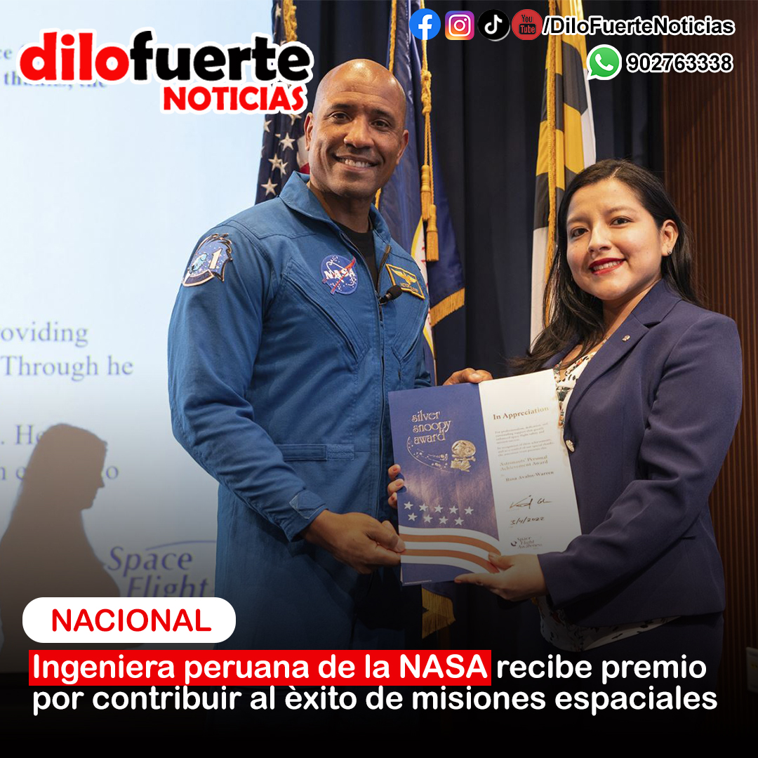 fuerte_dilo's tweet photo. 🔴#Nacional ¡Orgullo peruano! Rosa Ávalos-Warren fue reconocida con el 'Silver Snoopy Award', informó la Embajada de EE.UU. https://t.co/VInS3uKYlt