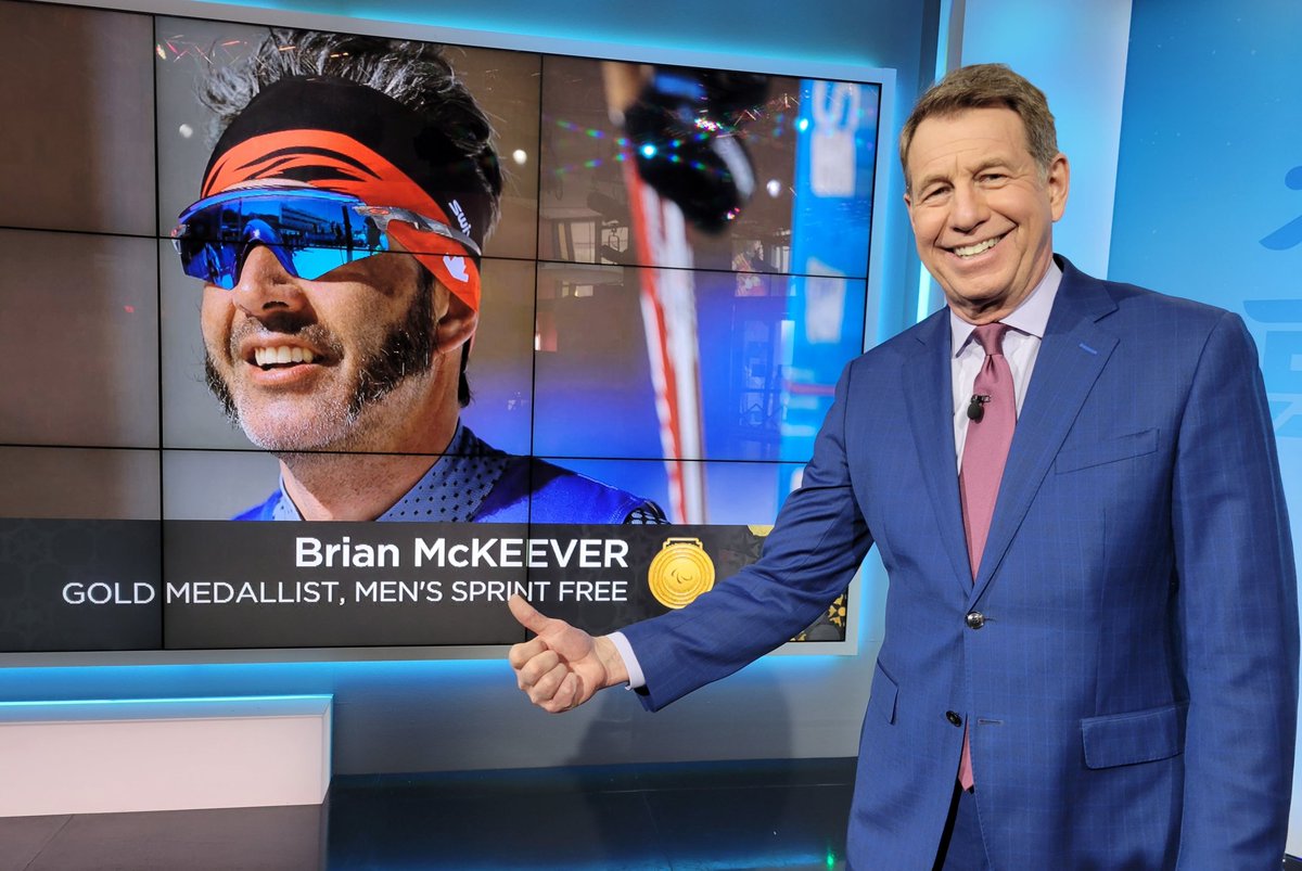 What an exceptional athlete! @brianmckeever Brian McKeever now 15 GOLD medals 🥇 in his career. Sure to be @sportshall Hall of Famer soon! Catch him on Beijing Today 3pm LOCAL @cbc @cbcsports @cbcolympics @CDNParalympics @ParalympicFdnCA @NordiqCanada @Beijing2022 @Paralympics