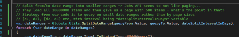 OleQuestionable's tweet photo. Been awhile since I had to write a rant in the comments to my code

#devrant https://t.co/KNO4aAcnkn