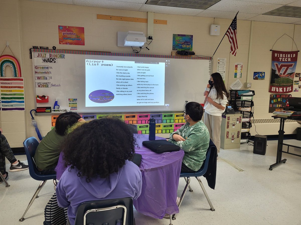 CubRunWillis's tweet photo. 6th grade Poetry Cafe was a success! We laugh, cried, and shared the power of our words with one another. So proud of these kiddos!❤ https://t.co/6gol6Mb5OU
