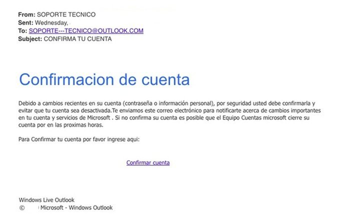 CaiVirtual's tweet photo. ¡Su cuenta será eliminada!

☠️Deseamos su información
☠️Queremos su contraseña
☠️Por favor haga clic en "confirmar cuenta"

🙏🏻 RECUERDE

✅No reenviar
✅No dar clic en enlaces adjuntos
✅No descargar archivos sospechosos https://t.co/KSnXwZKnz9