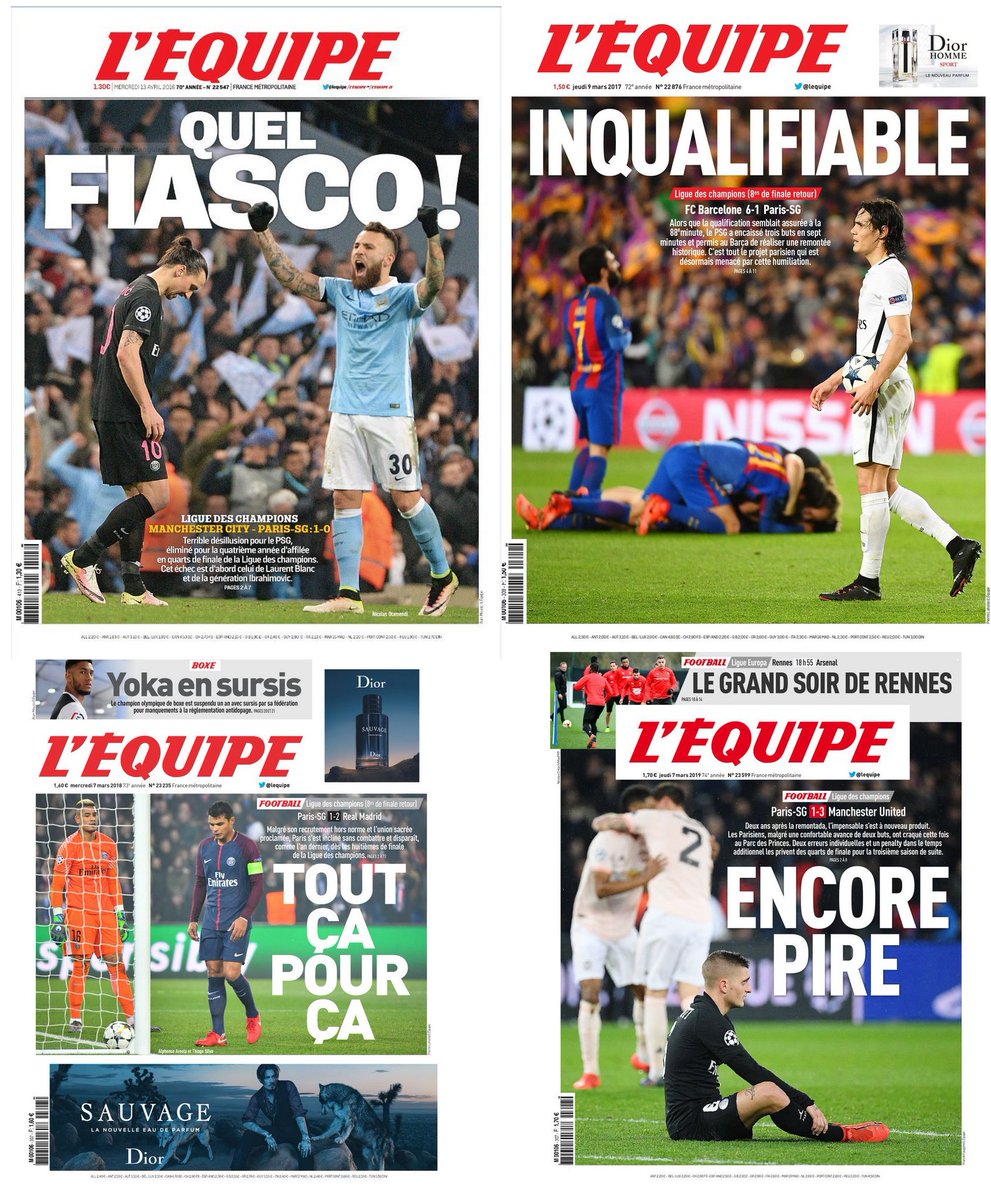 Poeletefal's tweet photo. Hâte de voir la Une de L'Equipe demain, histoire de l'ajouter à la collection https://t.co/H1YXTUdvbH