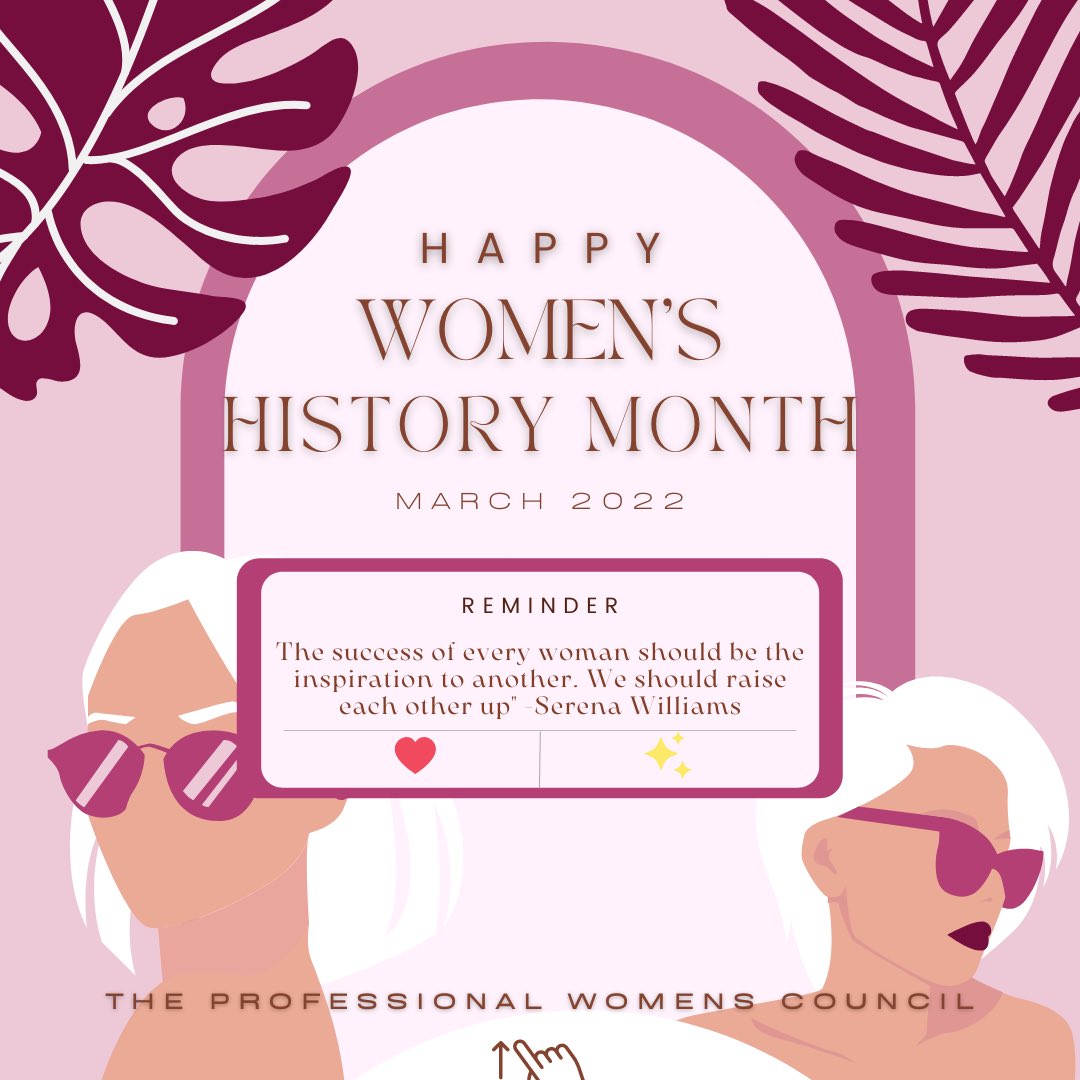 Happy Women’s History Month to all the beautiful, intelligent, and wonderful women.

Tag a woman in your life who deserves some appreciation today.

#WomensHistoryMonth