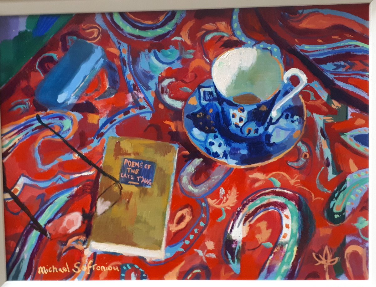 Private view tomorrow 6-8pm come and have a drink ( or two )! #russellgallery Lower Richmond Rd Putney.  #painting #exhibition #stilllife