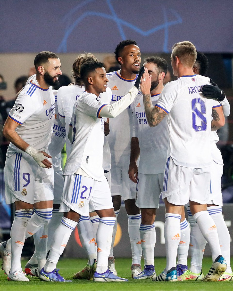 TityKayishema's tweet photo. FT Real Madrid 3-1 PSG (Aggr 3-2) 

Hat - trick of Benzema - Mbappe goal 

Real Madrid joins Man City, Bayern Munich and Liverpool https://t.co/IuNft6jKxl