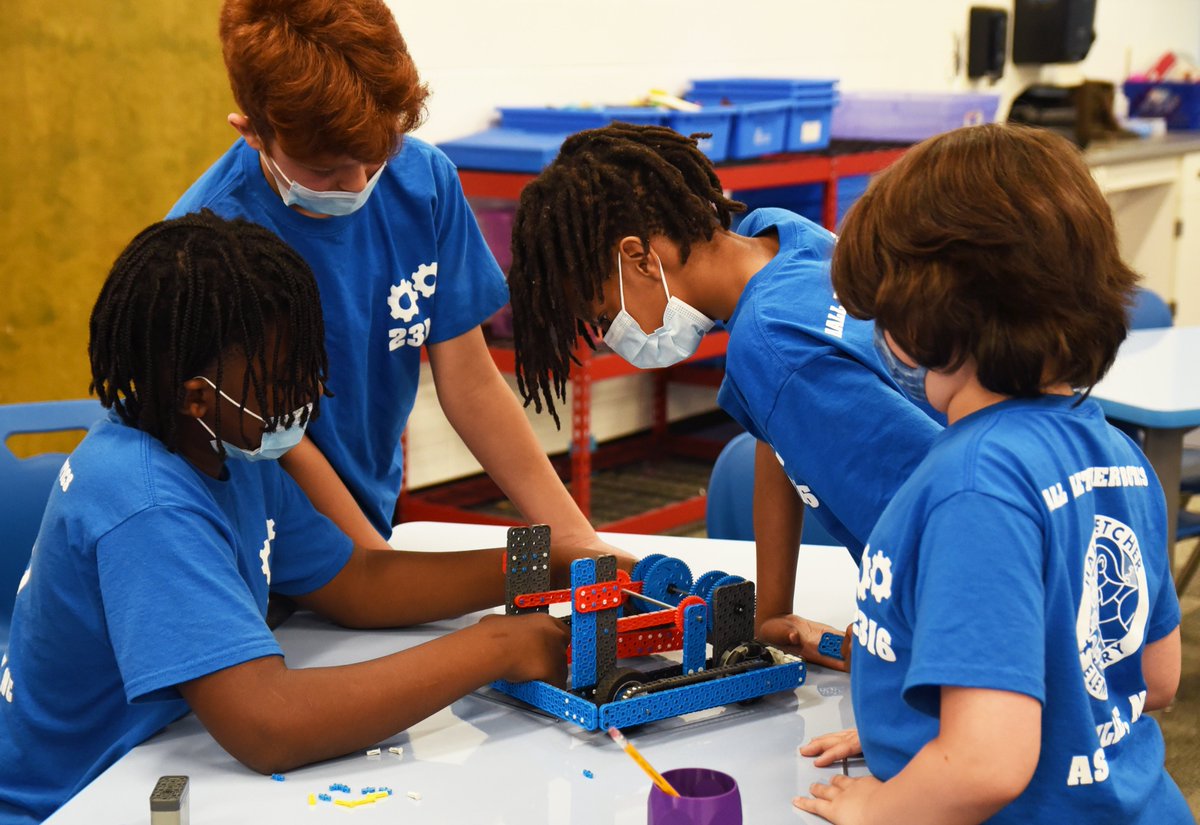 Ashley-Michelle, APR (@amthublin) on Twitter photo No big deal or anything, but of the 7 NC teams that qualified to compete at <a href="/VEXRobotics/">VEX Robotics</a>' WORLDS, 3 are from <a href="/HallFletcherAVL/">Hall Fletcher Elementary School</a>! I ❤️❤️❤️ getting to talk w/ our STEAM experts this afternoon!
Please consider donating if you're able! gofundme.com/f/robotics-at-…
#SchoolPR #AVLNews No big deal or anything, but of the 7 NC teams that qualified to compete at <a href="/VEXRobotics/">VEX Robotics</a>' WORLDS, 3 are from <a href="/HallFletcherAVL/">Hall Fletcher Elementary School</a>! I ❤️❤️❤️ getting to talk w/ our STEAM experts this afternoon!
Please consider donating if you're able! gofundme.com/f/robotics-at-…
#SchoolPR #AVLNews