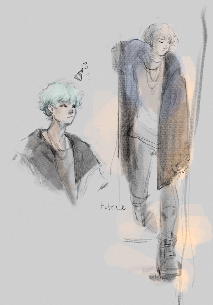 txtruce's tweet photo. today’s warmup sketches bc it’s still his time 🐱
#YOONGI #SUGA_BDAY 
#btsfanart https://t.co/L3RzNvJJ05