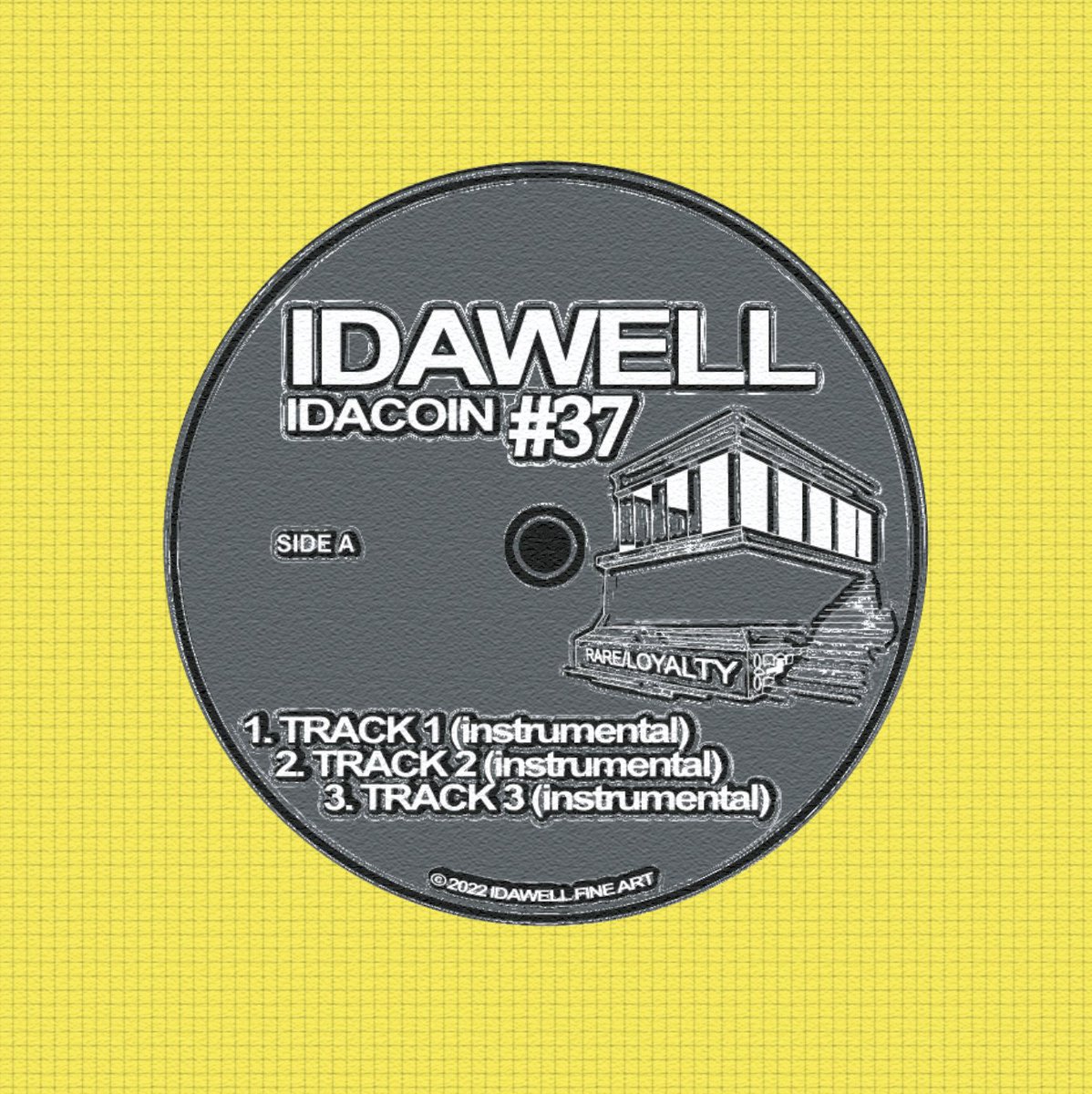 0xIDAWELL's tweet photo. wip🎤🎼🎹 this one will end up animated and will have three different tracks made by IDACOIN holders💪💯💛 #undergroundsh!t @0xPolygon 💜🔮😈 @opensea #cryptoart https://t.co/arpHJDbVRy