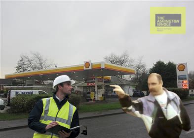 AM NOT PAYING THAT MIND AND AA KNA SEE! 

It’s all kicking off over the road from the Shell Garage tonight. 🤪🤷‍♀️