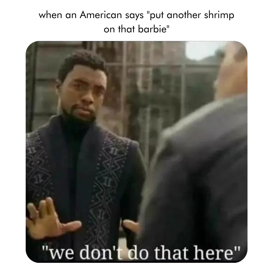 nastee_co's tweet photo. It’s prawns, bro🍤 #australianculture #aussiesofig #aussiememe https://t.co/V6qaoUmW7w