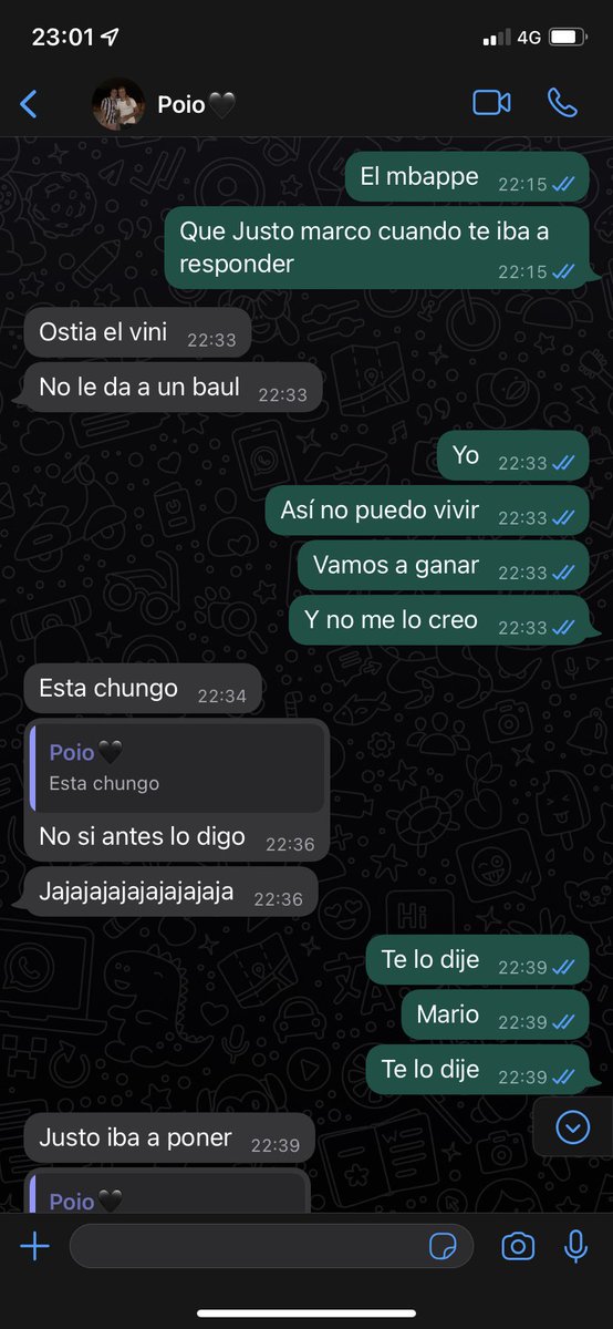 amartiinezz_'s tweet photo. Se lo dije a poio con el 1-1, siempre confiando https://t.co/CXnOzzxv05