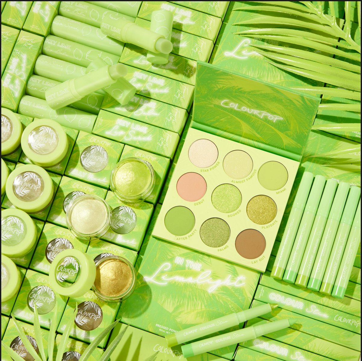 ColourPopCo's tweet photo. This #GIVEAWAY is so sub-LIME!! ✨💚 FIVE lucky winners will receive our NEW In The Limelight Collection + a $125 e-gift card to https://t.co/5C9dbszKrN !

HOW TO ENTER👇
🌟 Follow @colourpopco
🌟 Like &amp; RT
🌟 Reply w/ 🍋 https://t.co/WopyIsu9hi
