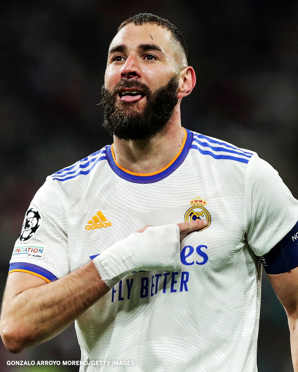 ESPNPlus's tweet photo. Karim Benzema passed Alfredo Di Stéfano for 3rd most goals in Real Madrid history.

REAL MADRID LEGEND 👑 https://t.co/zlLXhHJOyC