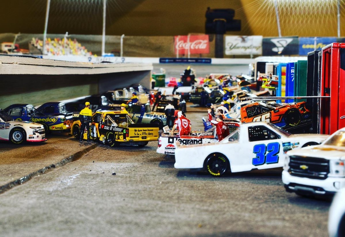 BehrendSpeedway's tweet image. Truck series is prepping for practice/qualifying