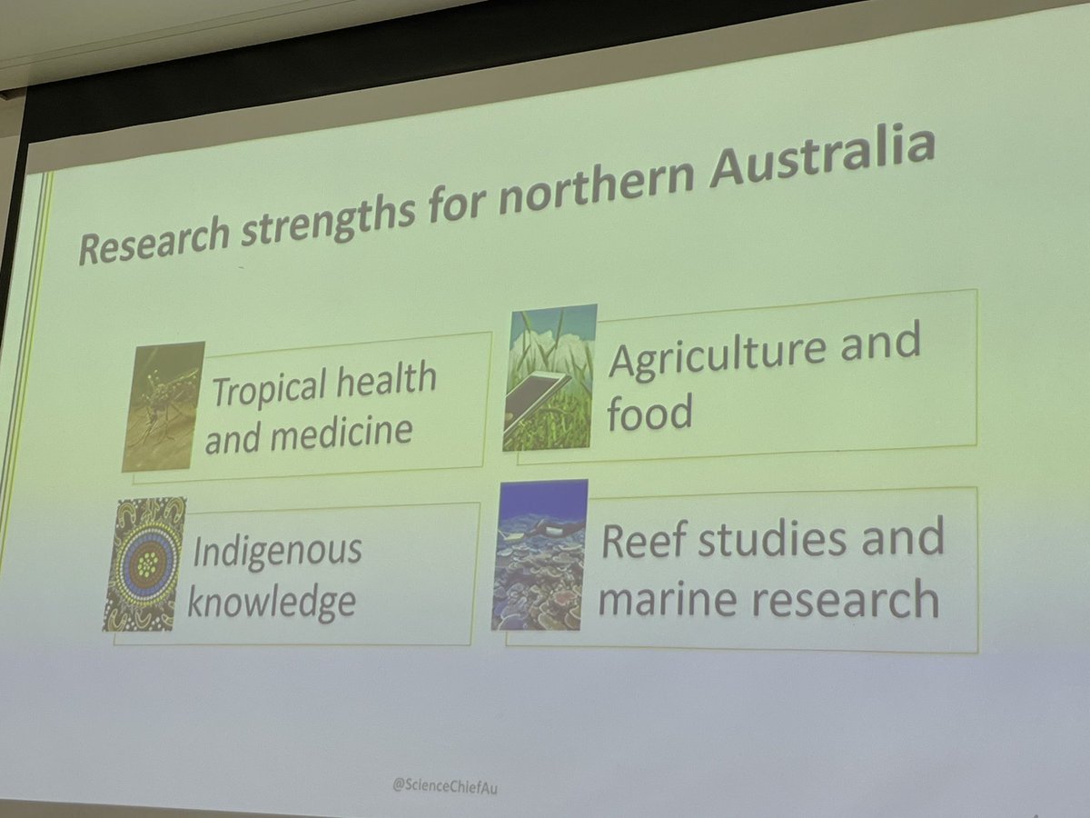Dr Cathy Foley <a href="/ScienceChiefAu/">Australia's Chief Scientist</a> discusses the strengths and challenges in STEM in Northern Australia #STEM