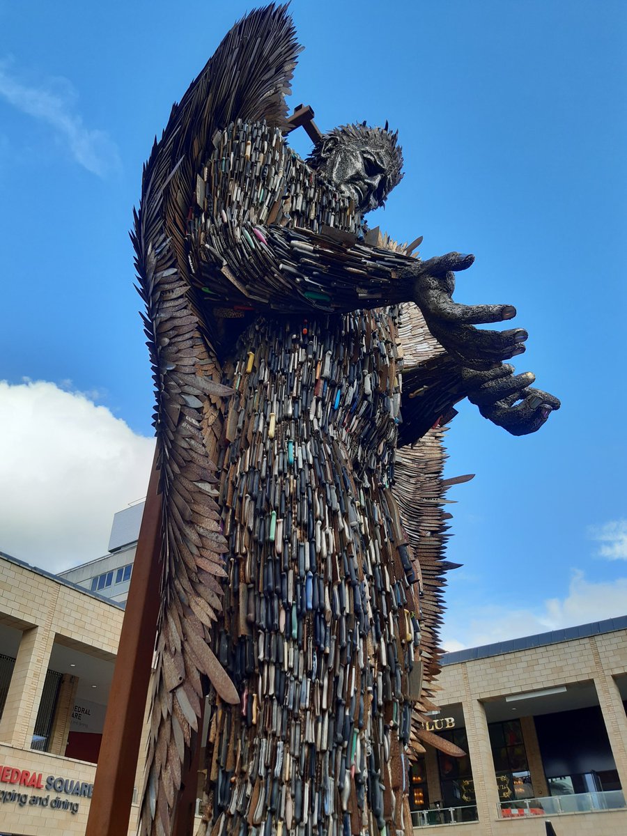 SWorSaferSchool's tweet photo. A good day had at the #KnifeAngel in #Worcester. Lots of Interaction with student's from various schools who also attended awareness sessions at @WorcCathedral
#KnifeArch #MessageOfHope #CrimePrevention https://t.co/msFJvNxfId