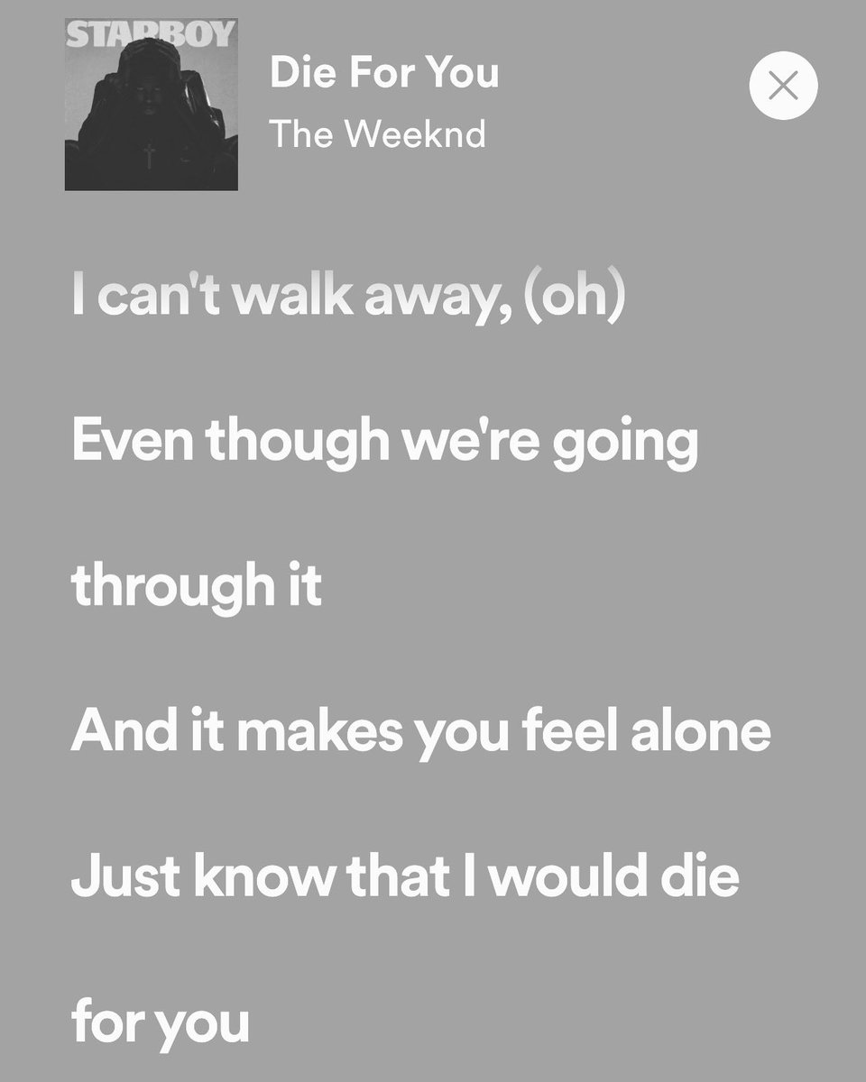 ClaireEllen4's tweet photo. When The Weekend just hits you right in the feels. ๐ #thanksspotify https://t.co/dDHnpVCDyY