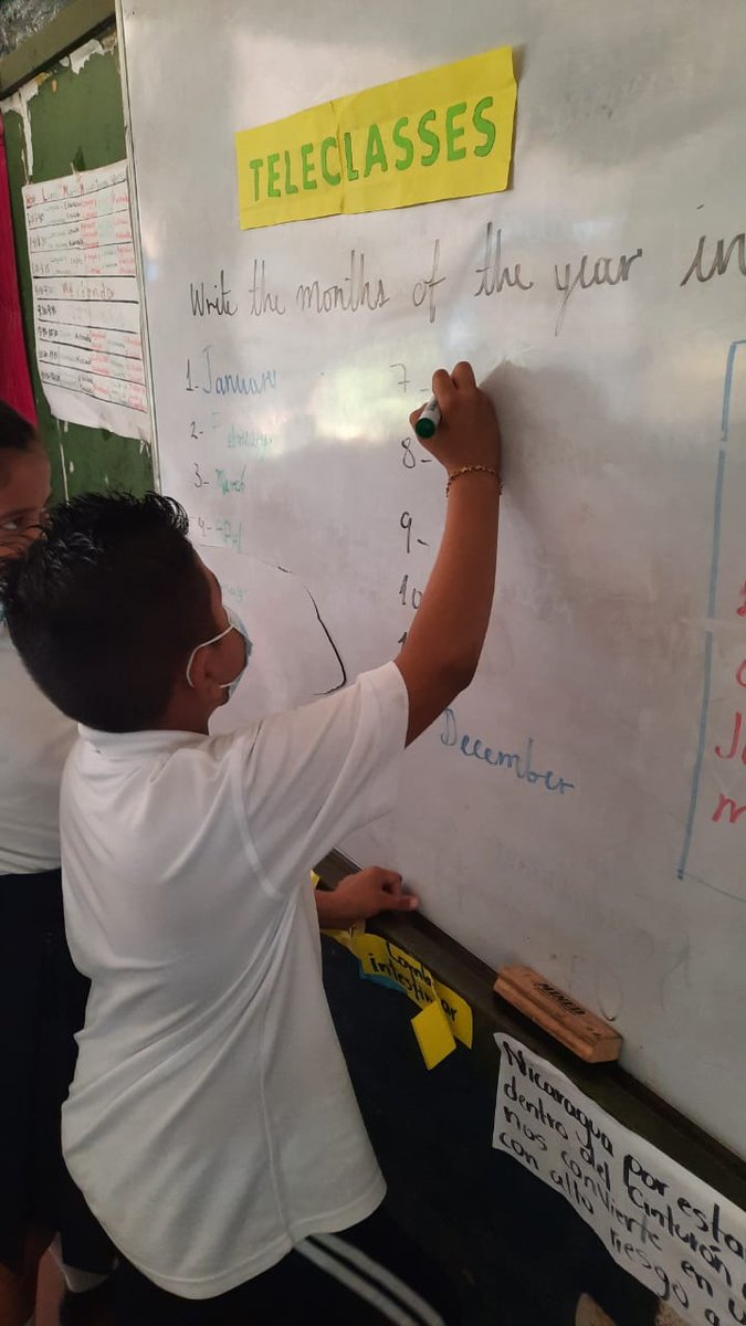 MinedPosoltega's tweet photo. Con alegria docentes y estudiantes participan en el desarrollo de actividades de #TeleClases en los diferentes Centros Educativos del Municipio de Posoltega.
#Nicaragua https://t.co/YfSUI8VsHx
