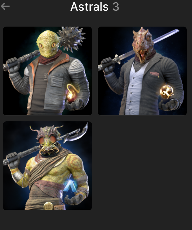 mrbenbrady's tweet photo. @Astrals_NFT @_sega47 @MylesBONeal @SHAQ 
Got the squad ready #NFT #astrals #Solana #SolanaNFTs https://t.co/I7to7C5MYO